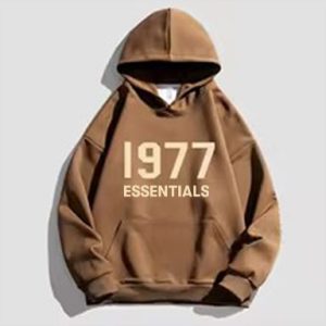 1977 Essentials Designer Hoodie Brown offers unmatched comfort and style. A perfect addition to your wardrobe for casual, everyday wear