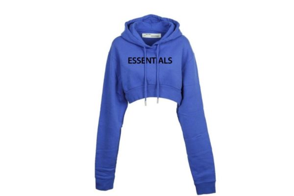 Shop the 1977 Essentials Cropped Hoodie A cozy, cropped design with retro 1977 graphic. Perfect for casual and athleisure wear.