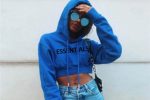 Essentials Oversized Cropped Hoodie