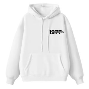 1977 Essentials Hoodie Timeless White Classic