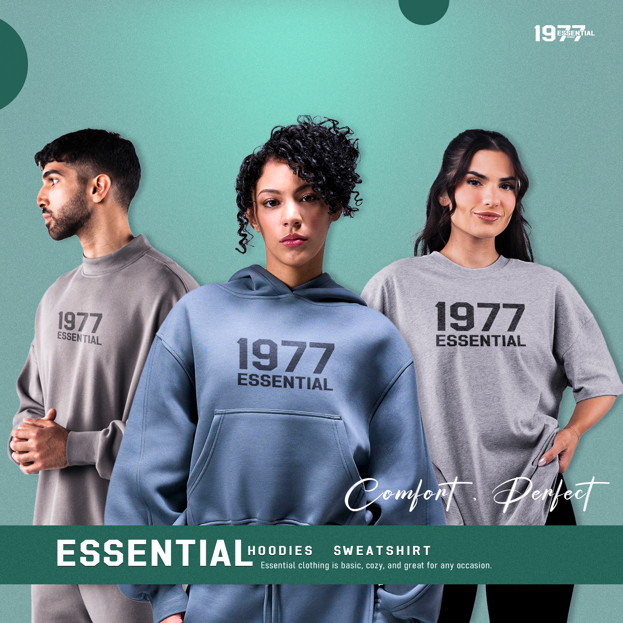 Essentials Hoodie Banner