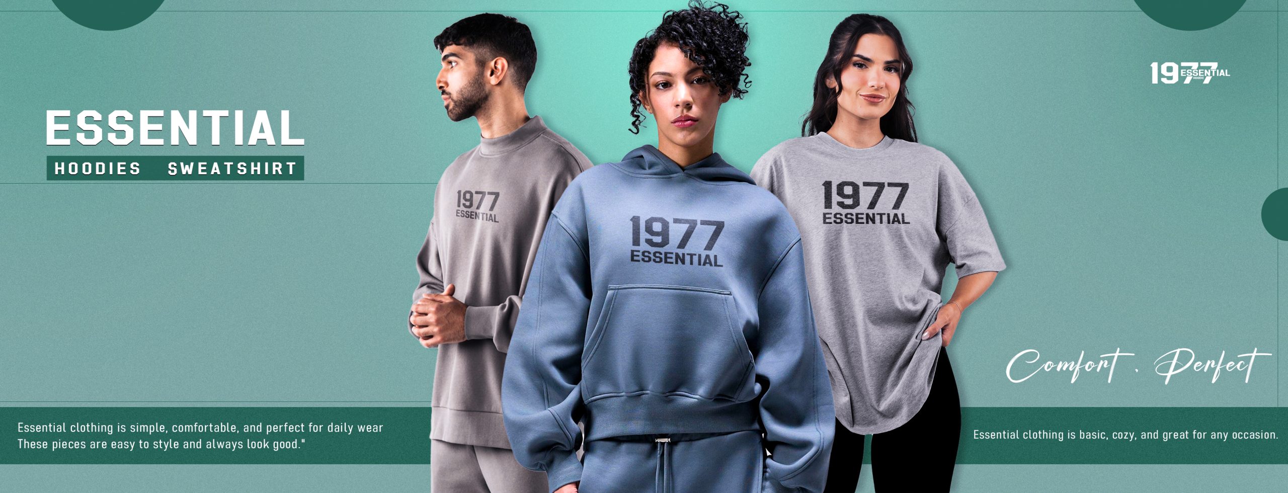 Essentials Hoodie Banner