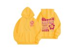 Shop the Wild Wave 1977 Essentials Graphic Hoodie Yellow for ultimate comfort and retro style. Perfect for everyday wear and casual outfits.