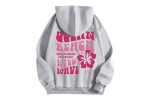 Wild Wave 1977 Essentials Graphic Hoodie Grey