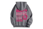 Wild Wave 1977 Essentials Graphic Hoodie Dark Grey