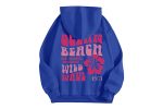 Wild Wave 1977 Essentials Graphic Hoodie Blue