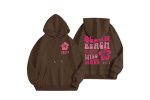Shop the Wild Wave 1977 Essentials Graphic Hoodie Brown Shop the Wild Wave 1977 Essentials Graphic Hoodie blue for ultimate comfort and retro style.