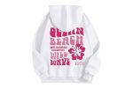 Wild Wave 1977 Essentials Graphic Hoodie White
