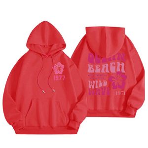 Shop the Wild Wave 1977 Essentials Graphic Hoodie Red for ultimate comfort and retro style. Perfect for everyday wear and casual outfits.