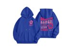 Shop the Wild Wave 1977 Essentials Graphic Hoodie blue for ultimate comfort and retro style. Perfect for everyday wear and casual outfits.