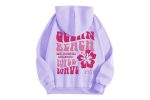 Wild Wave 1977 Essentials Graphic Hoodie Light Purple