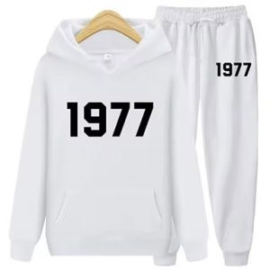 Explore the 1977 Essentials Women's Tracksuit Collection in White. Bold colors, comfort, and performance for active women.