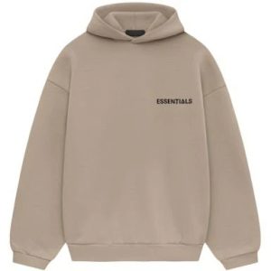 The Essentials Fleece Hoodie in Desert Sand offers ultimate comfort, a relaxed fit, and a versatile, stylish look perfect for casual wear.