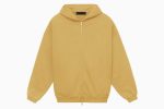 The Essentials Amber Heavy Fleece Full Zip Hoodie. Crafted for comfort and warmth, it’s perfect for casual days and layering in cooler weather.