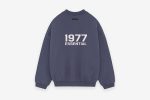 Shop the 1977 Essentials Fleece Crewneck in Marine. Soft fleece interior, ribbed cuffs, and a classic fit for everyday comfort and style. Made in USA.
