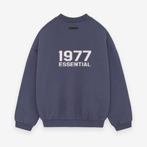 Shop the 1977 Essentials Fleece Crewneck in Marine. Soft fleece interior, ribbed cuffs, and a classic fit for everyday comfort and style. Made in USA.