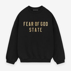 1977 Essentials Fleece Crewneck Gold logo