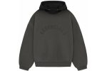 The Essentials Nylon Fleece Hoodie in Ink/Jet Black combines comfort, warmth, and style with a sleek design, perfect for casual, everyday wear.