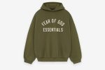 1977 Essentials Fleece Hoodie in Green