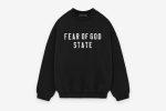 1977 Essentials Heavy Fleece Crewneck Black