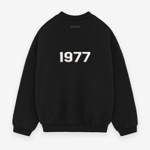 Shop the 1977 Essentials Heavy Fleece Crewneck in Black. Enjoy comfort, warmth, and style with this premium, durable, and cozy pullover sweatshirt.