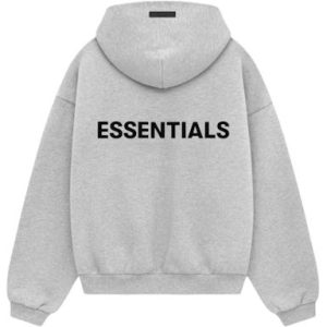 Essentials Kids Fleece Hoodie Light Heather Gray