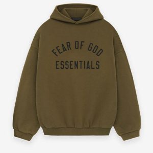1977 Essentials Fleece Hoodie Olive
