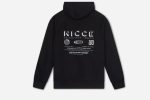 1977 NICCE Mens Multi Logo Hoodie Black