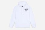 The 1977 NICCE Men's Logo Hoodie in White. Premium quality, stylish design, and ultimate comfort. Perfect for casual wear or layering year-round