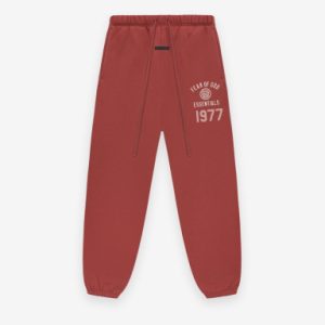 Shop the 1977 Fleece Essential Sweatpant in Crimson for ultimate comfort, style, and warmth. Perfect for casual wear and relaxation.