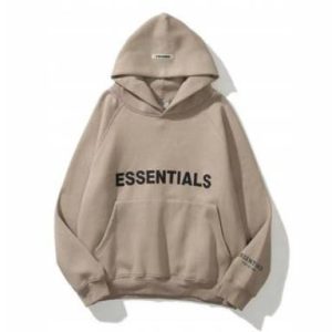 The ESSENTIALS Oversized Hoodie in Gray offers ultimate comfort and a stylish, relaxed fit. Perfect for casual wear with a minimalist design.