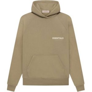 Shop the ESSENTIALS Hoodie Oak. Soft fabric, adjustable hood, and everyday comfort and style.