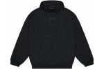 The Essentials Chest Logo Hoodie in Jet Black offers premium comfort, featuring a minimalist design with the iconic chest logo, perfect for everyday wear.