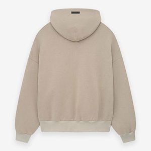 Essentials Cotton Cashmere Fleece Half Zip Hoodie