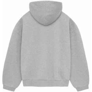 Essentials Hoodie Light Heather Grey/Garden Yellow