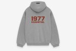 Shop the 1977 Essentials Fleece Hoodie Gray in Olive for ultimate comfort, style, and versatility. Perfect for everyday casual wear and relaxation.