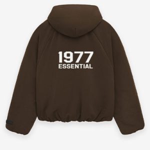 Shop the 1977 Essentials Military Nylon Hooded Bomber Cozy fleece fabric, adjustable hood, and a versatile wardrobe essential for every season.