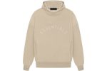 The Essentials Hoodie Dusty Beige combines soft cotton blend fabric, a relaxed fit, and an adjustable hood for everyday comfort.