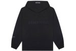 Essentials Full Zip Up Hoodie Applique Logo Dark Slate/